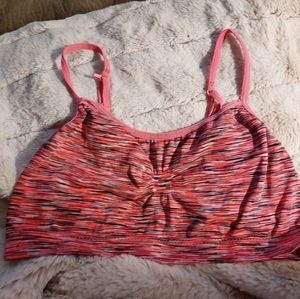 Pink Sports Bra